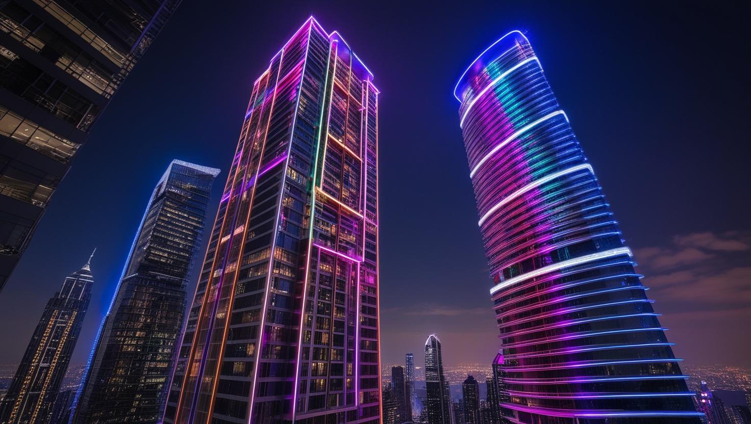 High-Rise LED Architectural Lighting – Illuminate Skyscrapers in Style