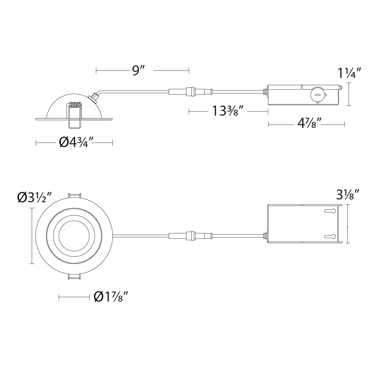 Lotos R – Fire Rated Adjustable Downlight 5CCT