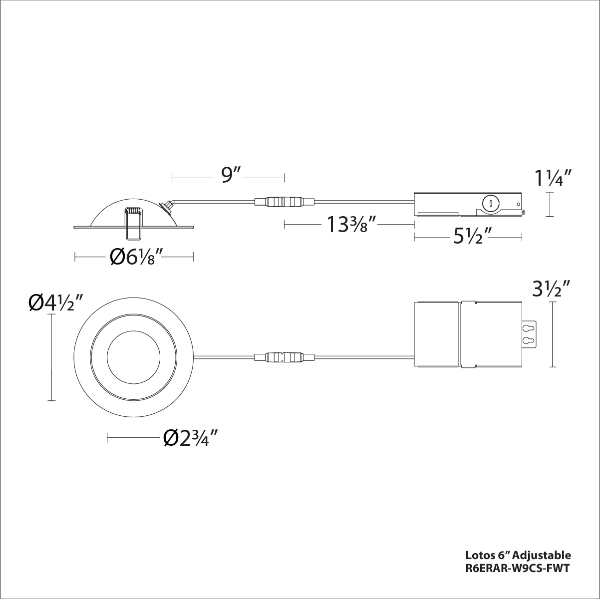 Lotos Adj – Fire Rated Adjustable Downlight 5CCT